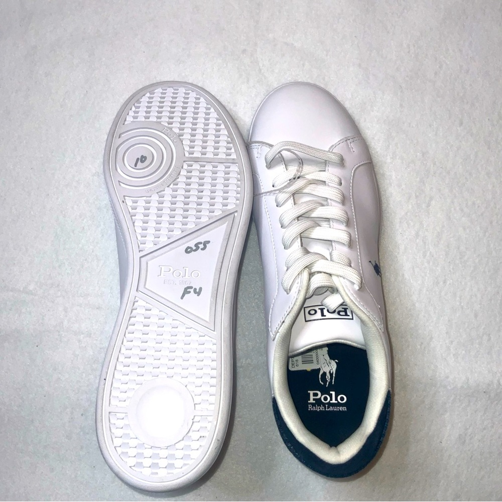 Polo Ralph Lauren Men’s Heritage Court lll Leather Sneaker Size 10 - Picture 14 of 14